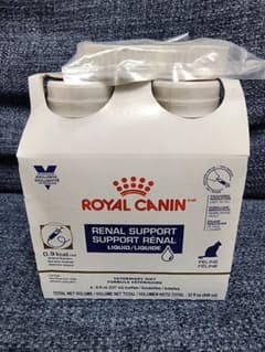 ロイヤルカナン 猫用 腎臓サポート リキッド237ml×4 - メルカリ