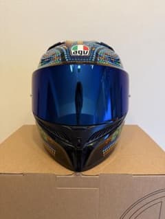AGV フルフェイスヘルメット ブルーシールド - メルカリ