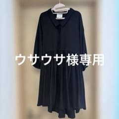 RAY BEAMS シャツワンピース チュニック　ブラックのサムネイル