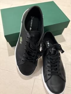 【R21様専用】LACOSTE ブラック スニーカー 6.5のサムネイル