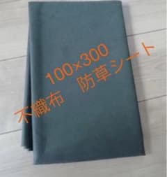 【素敵なお家を　匿名配送】防草シート　不織布　100×300 除草　雑草　草　花のサムネイル