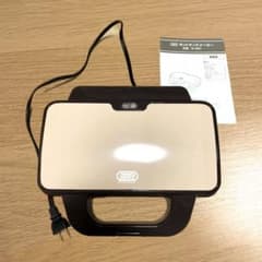 ★ toffy ホットサンドメーカー 品番K-HS1 ピンク ベージュ★のサムネイル