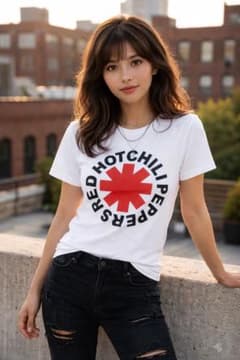 レッド ホット チリ ペッパーズ レッチリ 半袖Tシャツ ホワイト Sサイズ白のサムネイル