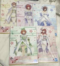 五等分の花嫁白無垢アレンジ和装書き下ろしイラストボードのサムネイル