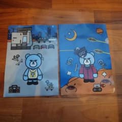 クマキャラクター＆BIGBANGクリアファイルセットのサムネイル