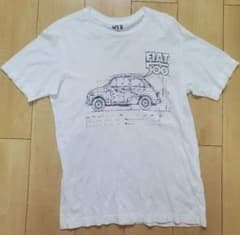 UNIQLO UT FIAT 500 Tシャツ 半袖 古着メンズMサイズのサムネイル