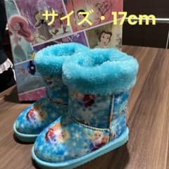 ディズニー　アナと雪の女王　ムートンブーツ　17センチのサムネイル