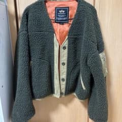 ALPHA INDUSTRIES フリースジャケット SMALLのサムネイル