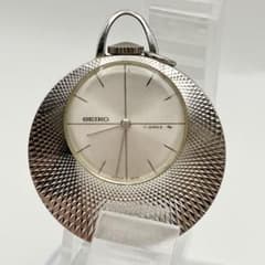 稼働美品 SEIKO 懐中時計 セイコー 手巻式 17石 亀戸 希少 ビンテージ 