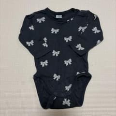 H&M ロンパース リボン柄 68cm
