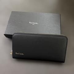 未使用】ポールスミス 長財布 ジップストローグレイン ラウンド