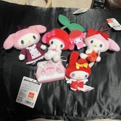 5点セット♥マイメロ ぬいぐるみ マスコット がまぐちポーチ 新品タグ付き