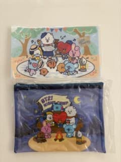 BT21 HAPPY CAMP!! Clear File & Pouch 2-Piece Set