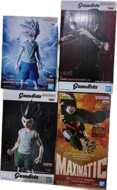 フィギュア 4点セット ハンターハンター 呪術廻戦 ヒロアカ - メルカリ