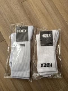 HDEX ホワイト ソックス×2