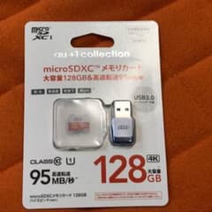 microSDXC メモリーカード 128G auのサムネイル