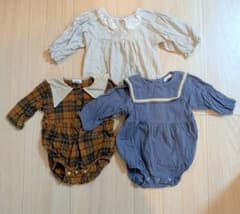 PAIR MANON ベビー ロンパース 3点セットのサムネイル