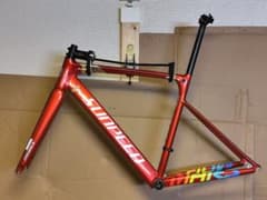 SUNPEED MARS ロードバイクフレーム レッド - メルカリ