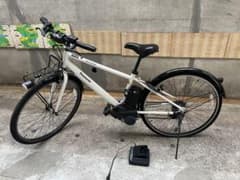 直接引き取り Panasonic 電動アシスト自転車 ベロスター バッテリーNG 