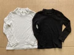 UNIQLOハイネックロンT 110 ２枚セットのサムネイル