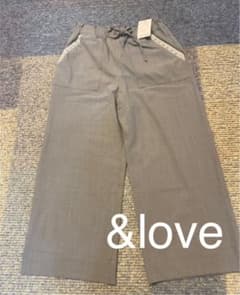 ワイドパンツ　アンドラブ　　&LOVE          お値下げしました。のサムネイル