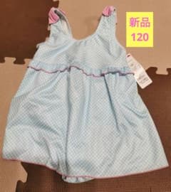 新品タグ付き　水着　ワンピース水着　スカート付き水着　スイムウェアのサムネイル
