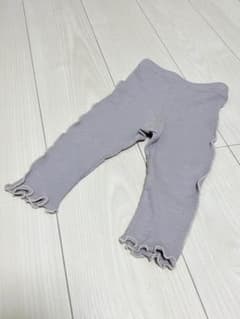 petit main リブメロウレギンス パープルのサムネイル
