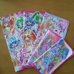 プリキュアハンカチ5枚セットのサムネイル