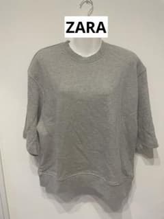 ZARA 5部袖　スウェットカットソー　Sのサムネイル
