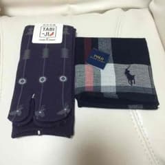 奈良足袋靴下 poloハンドタオル セットのサムネイル