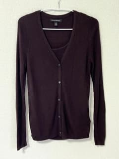 BANANA REPUBLIC Ensemble Knit Cardigan Brown