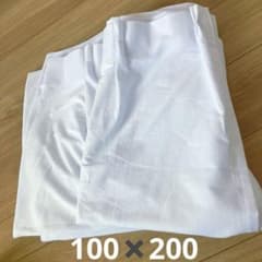 カーテンレース　透けない　見えない　幅100✖️丈200 2枚セット　シンプル - 2