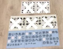 刺繍ワッペンシール ひらがな 大 セリア お名前シール 3枚セット 青のサムネイル