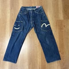 エヴィス ドンナ EVISU donna ピンク刺繍大黒　デニムのサムネイル