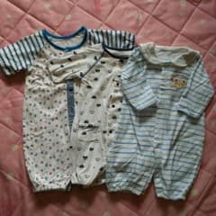 新生児  ロンパース(コンビドレス)3枚セットのサムネイル