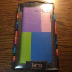 【未開封】iPhone 6/6s【手帳型】TETRA デザインPUレザーカバーのサムネイル
