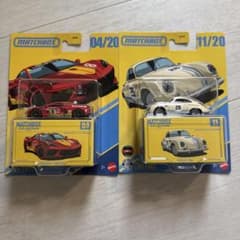 MATCHBOX コレクターズ ポルシェ356A corvette セットのサムネイル