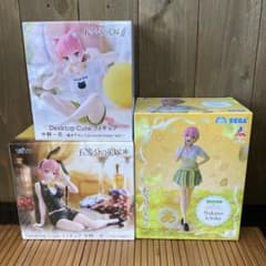 신품 미개봉 오등분의 신부 나카노 이치카 피규어 3종 세트