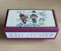 希少 水森亜土 アンティーク オルゴール ジュエリーケース レトロ 昭和