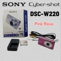 外箱付✨SONY Cyber-shot DSC-W220 本体 ピンク - メルカリ