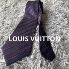 LOUIS VUITTON ネクタイ　ネイビーストライプのサムネイル