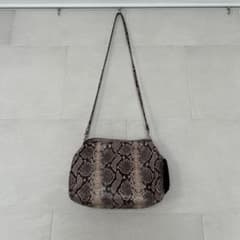 ジャンニキアリーニ　GIANNI CHIARINI パイソン柄ショルダーバッグのサムネイル
