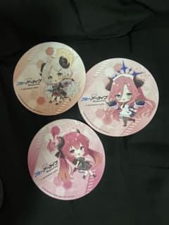 ブルーアーカイブ　コラボカフェ　ジュンコ　イズミ　ジュリ　デフォルメ　コースターのサムネイル