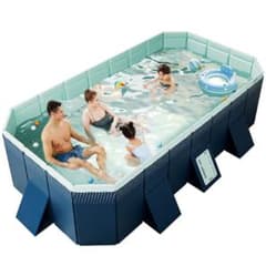 大型折りたたみプール 非膨張式充気不要 屋外用（青3m)値下がりキャンペーン中のサムネイル