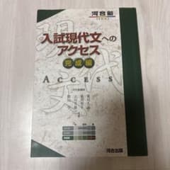 入試現代文へのアクセス 完成編 河合出版のサムネイル