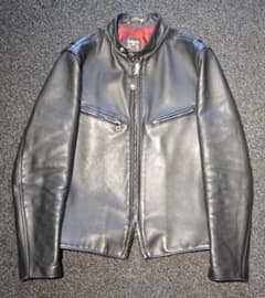 SCHOTT 641XX サイズ 38 ブラック シングル ライダースジャケット 
