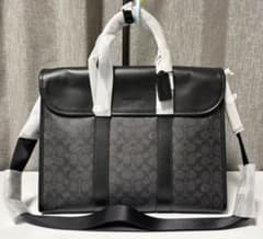 COACHメンズビジネスバッグゴッサム ポートフォリオ シグネチャー