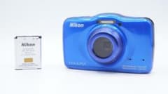 I2548】 Nikon COOLPIX S32 ブルー ニコン クールピクス - メルカリ
