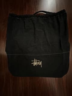 OLD STUSSY 90's 白タグ ナイロン ナップサック ブラッ - メルカリ