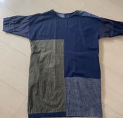 はらっぱ 会津木綿 スモックワンピース - メルカリ